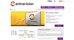 Desktop Screenshot of entravision.com